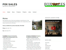 Tablet Screenshot of foxsales.net